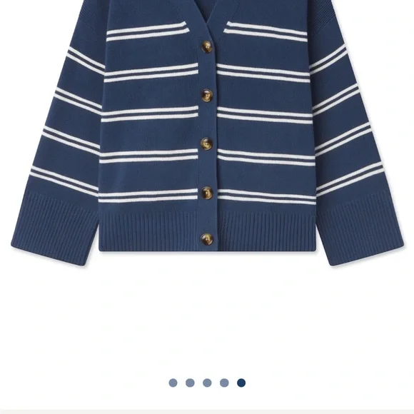 LAKE 100% cotton cardigan - Picture 2 of 9